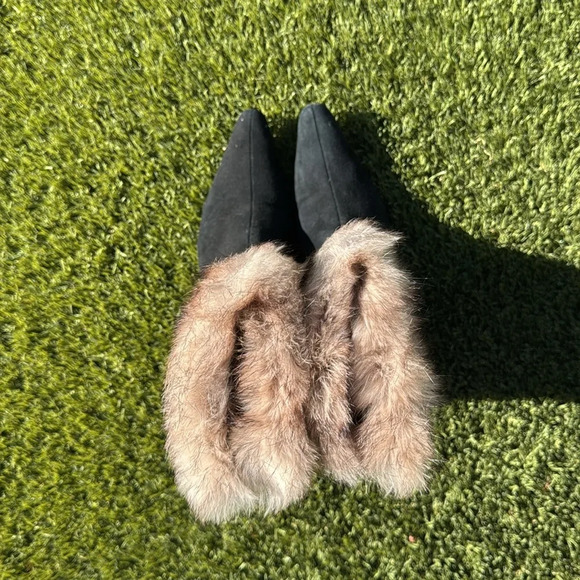 Arturo Chiang Stiletto Fur Boot Size 8 - Picture 7 of 12